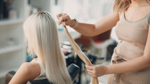 Cutting extensions to blend with hair