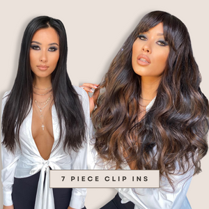 20" 7-piece Clip In Hair Extensions Box Set